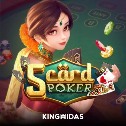 Table Games logo of 5 Card Poker from King Midas at Frank Casino