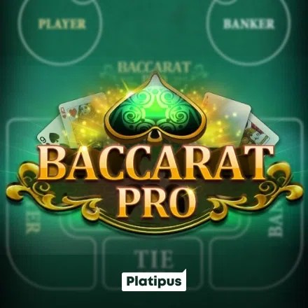 Baccarat PRO logo by Platipus at Frank Casino