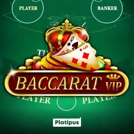 Baccarat VIP logo by Platipus Frank Casino