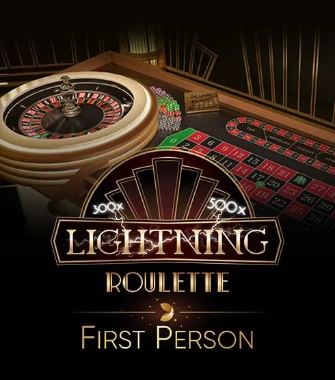 First Person Lightning Roulette game by Evolution – logo hosted on Frank Casino