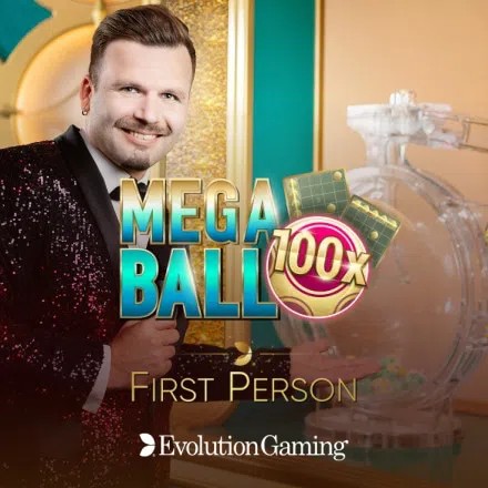 First Person Mega Ball online slot from Evolution – play at frank.pt