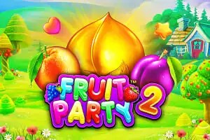 Fruit Party 2 slot logo by Pragmatic Play at Frank Casino