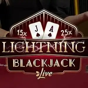 Lightning Blackjack casino game by Evolution – featured logo at Frank Casino
