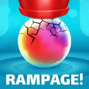 Official Crash Games logo: RAMPAGE! 94 by Gaming Corps at Frank Casino