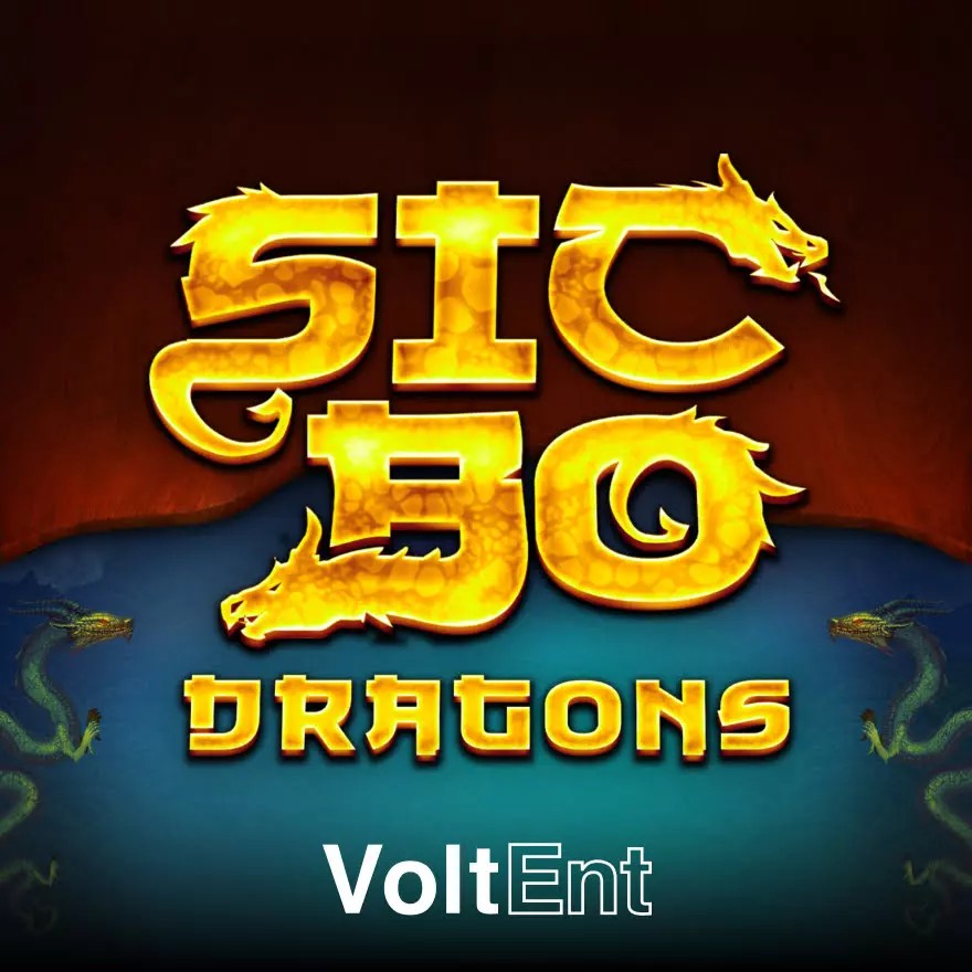 Sic Bo Dragons slot visual from VoltEnt available on frank.pt
